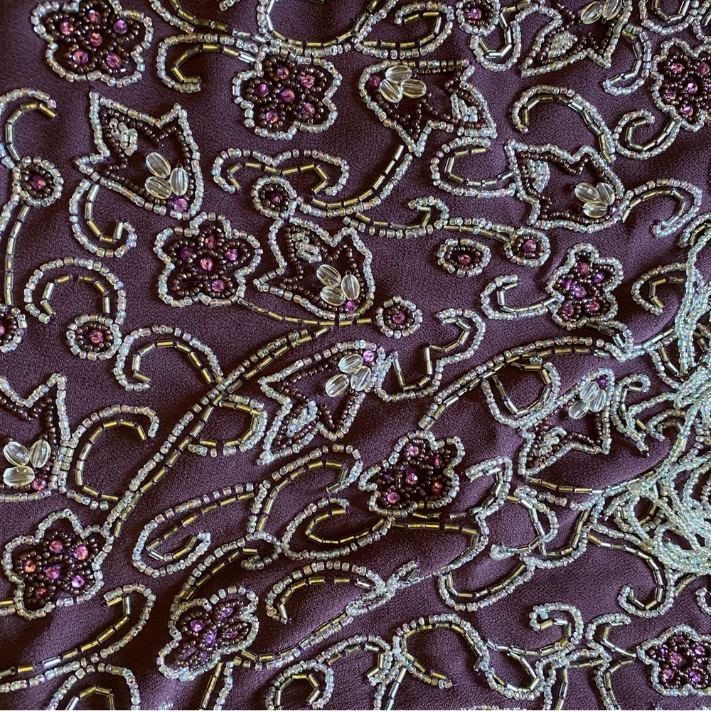 Hyde Park Beaded Blouse With Embroidery. - image 2